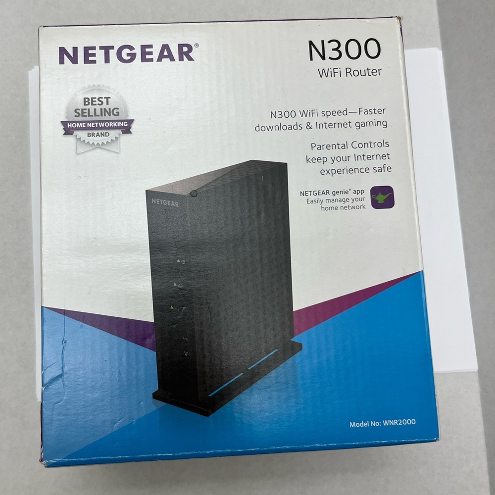 NETGEAR 🛜 N300 WiFi Router, model WNR2000 - Picture 3 of 15